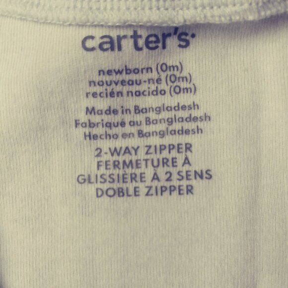 Carters long sleeve newborn onesies - Picture 2 of 2
